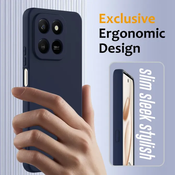 Coque Honor 400 Smart 5G / 4G Silicone Liquide MagSafe, Lanière