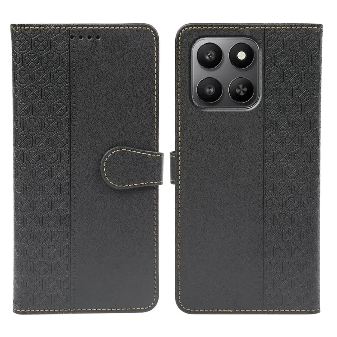 Housse Honor 400 Smart 5G / 4G Porte-cartes Trèfle