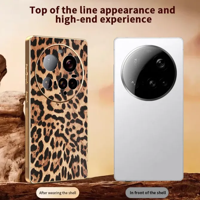 Coque Xiaomi 15 Ultra Léopard Doré