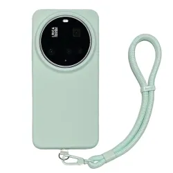 Coque Xiaomi 15 Ultra en Silicone Liquide Douce avec Dragonne Antichoc