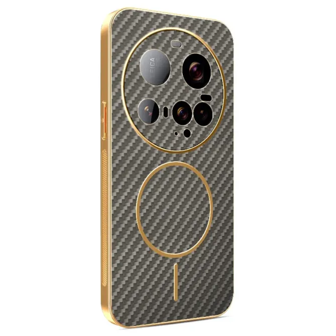 Coque Xiaomi 15 Ultra Texture Carbone MagSafe