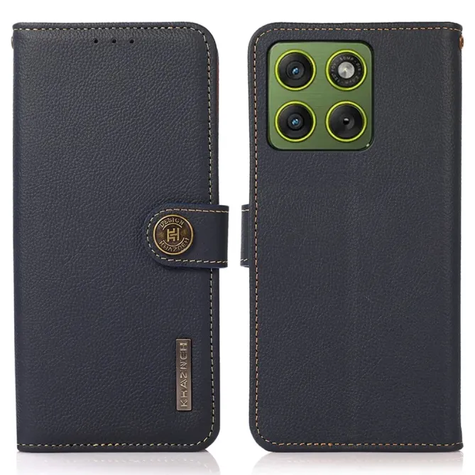 Housse Motorola Edge 70 KHAZNEH Classic en cuir