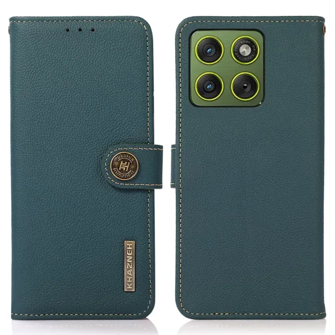 Housse Motorola Edge 70 KHAZNEH Classic en cuir