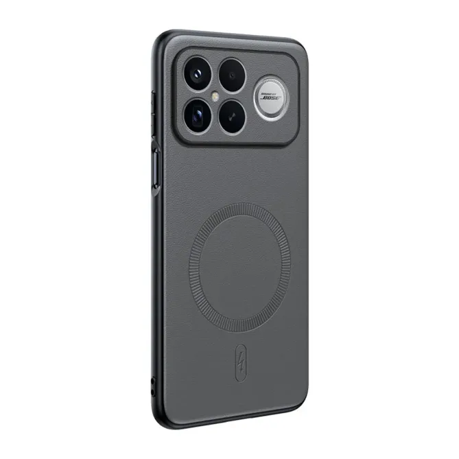Coque POCO F8 Ultra Effet Cuir MagSafe