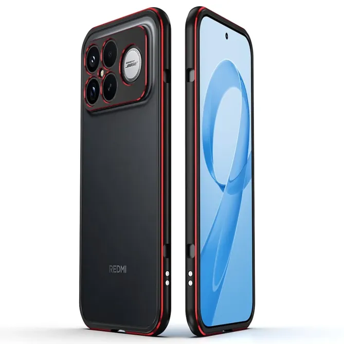 Bumper POCO F8 Ultra Cadre Métal avec Protection Lentille Caméra