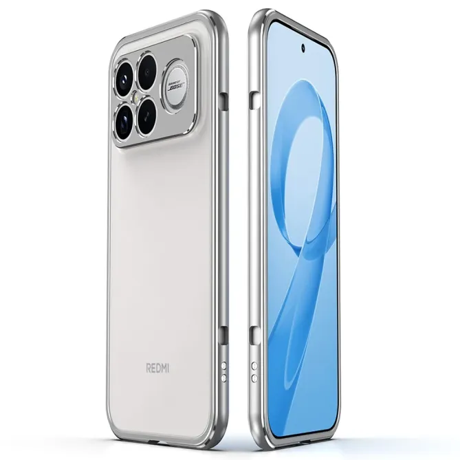 Bumper POCO F8 Ultra Cadre Métal avec Protection Lentille Caméra