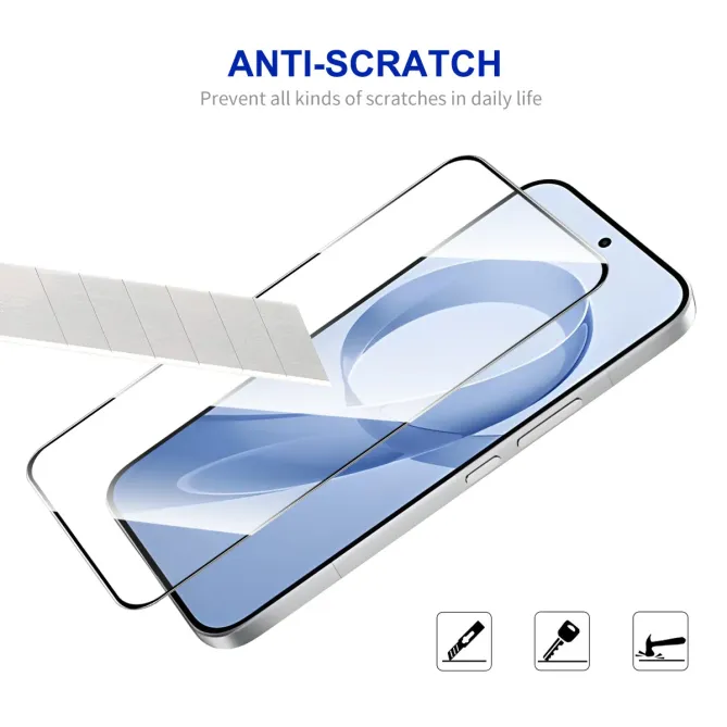 Protections d'écran POCO F8 Ultra en verre trempé Full Size (2 pièces)