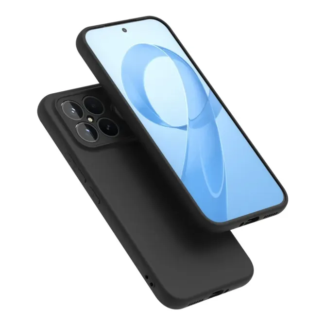 Coque Antichoc POCO F8 Ultra Flexible Noire Mate Anti-Trace