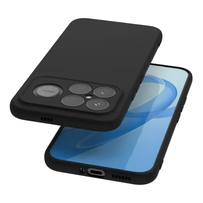 Coque Antichoc POCO F8 Ultra Flexible Noire Mate Anti-Trace