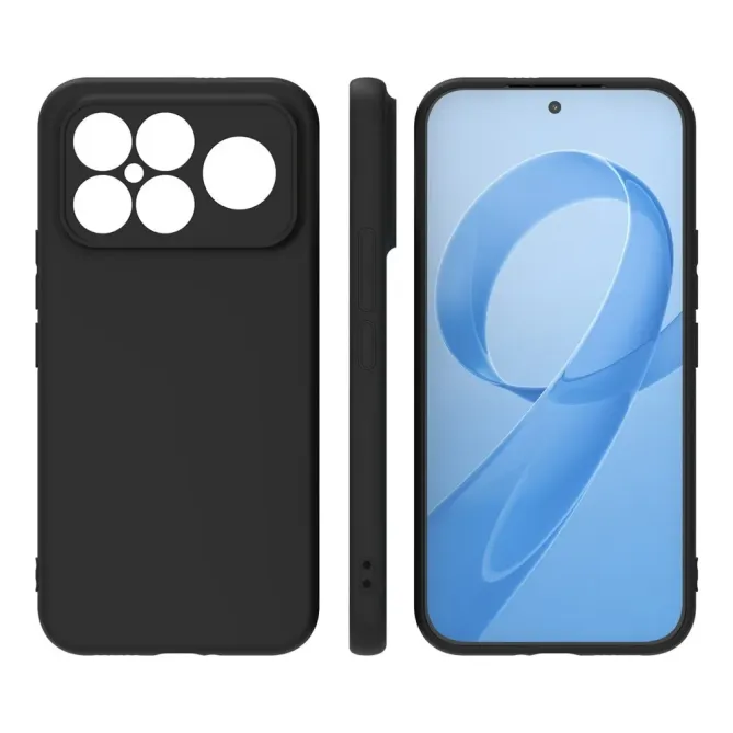 Coque Antichoc POCO F8 Ultra Flexible Noire Mate Anti-Trace