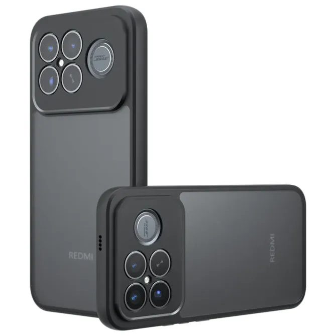 Coque Antichoc POCO F8 Ultra Noire Mate avec Coins Renforcés