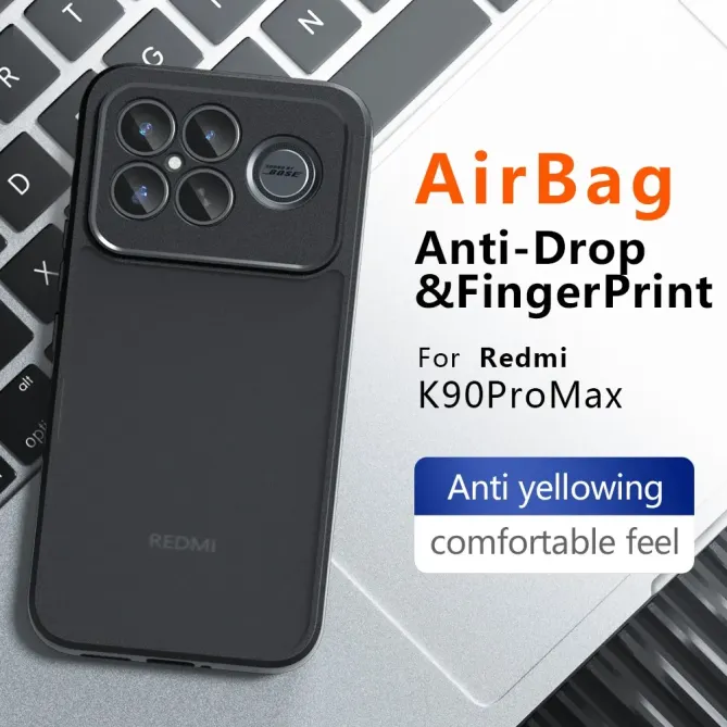 Coque Antichoc POCO F8 Ultra Noire Mate avec Coins Renforcés
