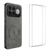 Coque POCO F8 Ultra MagSafe Nappa avec 2 verre trempé