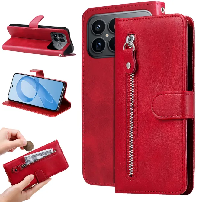 Housse POCO F8 Ultra Zipper Pocket Fonction Support
