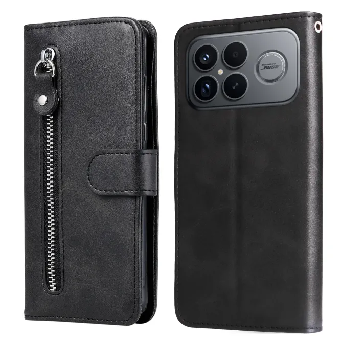 Housse POCO F8 Ultra Zipper Pocket Fonction Support