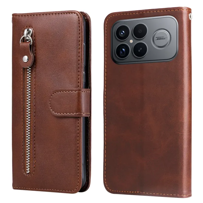 Housse POCO F8 Ultra Zipper Pocket Fonction Support