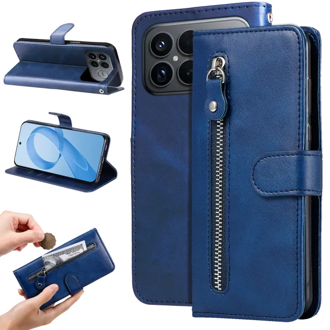 Housse POCO F8 Ultra Zipper Pocket Fonction Support