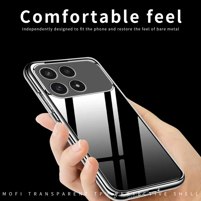 Coque Antichoc POCO F8 Pro Transparente Souple et Fine | MOFI