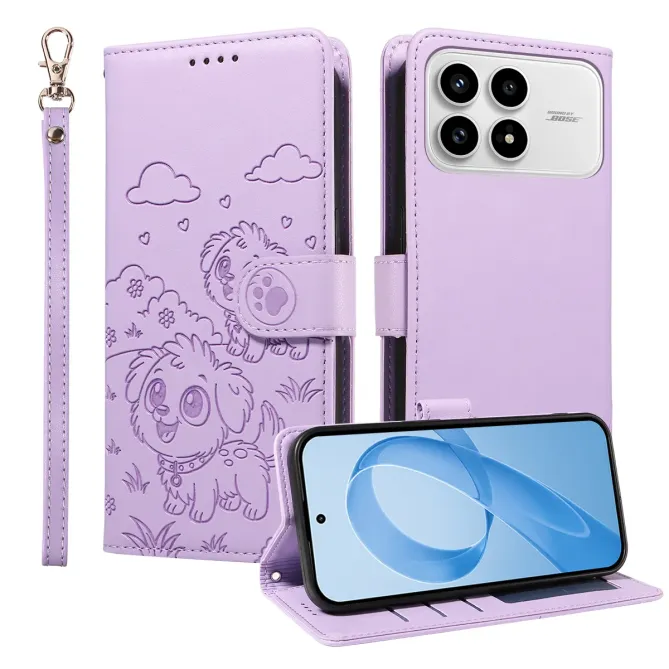 Housse POCO F8 Pro Chiens en Relief | CUDDLE