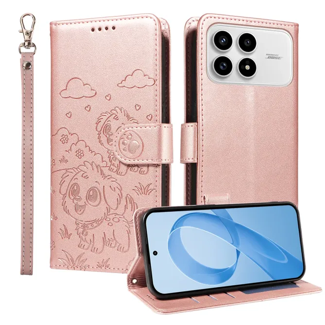 Housse POCO F8 Pro Chiens en Relief | CUDDLE