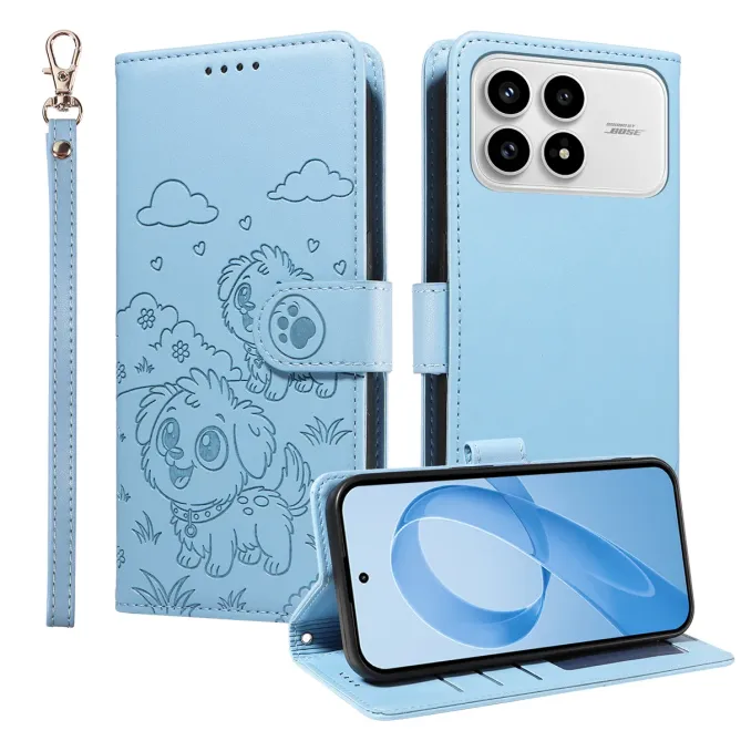 Housse POCO F8 Pro Chiens en Relief | CUDDLE