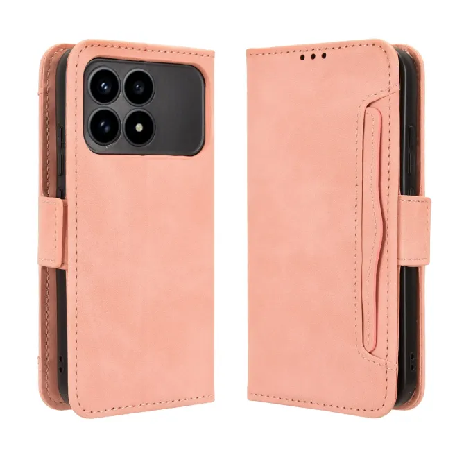 Housse Xiaomi POCO F8 Pro premium portefeuille avec porte cartes