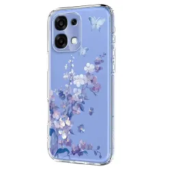 Coque Oppo A6 Pro 5G / 4G Fleurs et Papillons