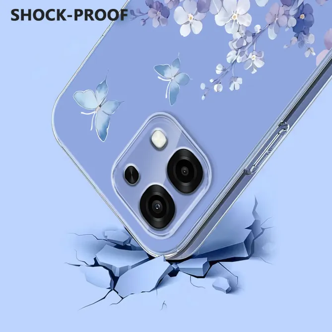 Coque Oppo A6 Pro 5G / 4G Fleurs et Papillons