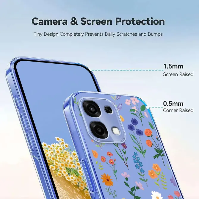 Coque Oppo A6 Pro 5G / 4G Fleurs des Champs