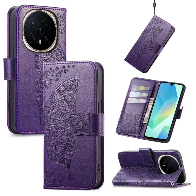 Housse Honor Magic 8 Pro Papillon Relief