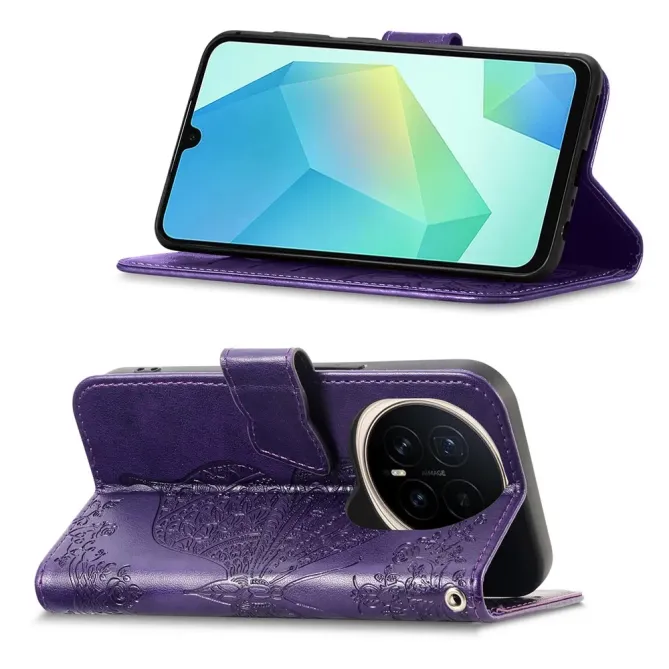 Housse Honor Magic 8 Pro Papillon Relief