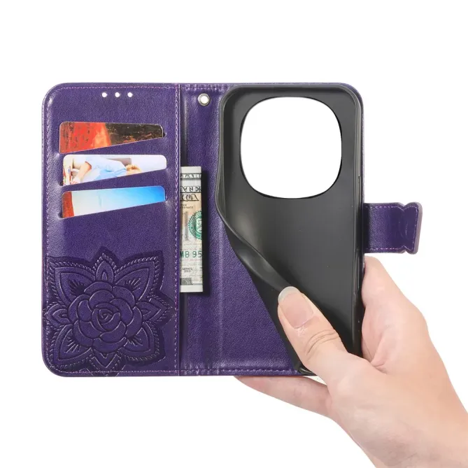 Housse Honor Magic 8 Pro Papillon Relief