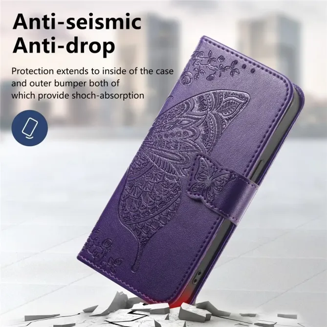 Housse Honor Magic 8 Pro Papillon Relief