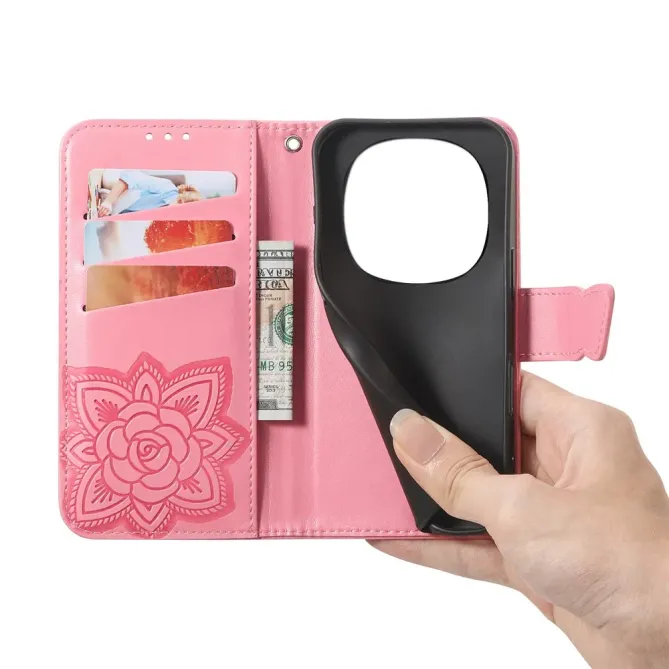 Housse Honor Magic 8 Pro Papillon Relief