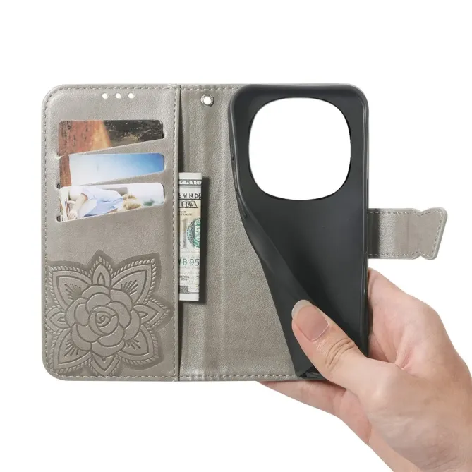 Housse Honor Magic 8 Pro Papillon Relief