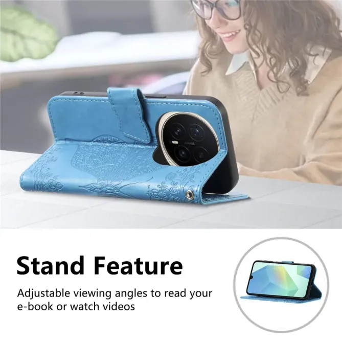 Housse Honor Magic 8 Pro Papillon Relief