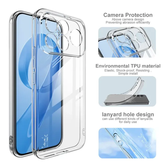 Coque POCO F8 Ultra IMAK Transparent Silicone