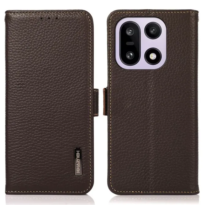 Housse OnePlus 15 KHAZNEH cuir grainé first