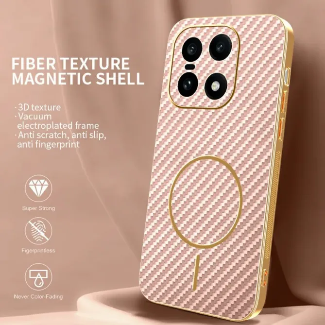 Coque OnePlus 15 Texture Carbone MagSafe