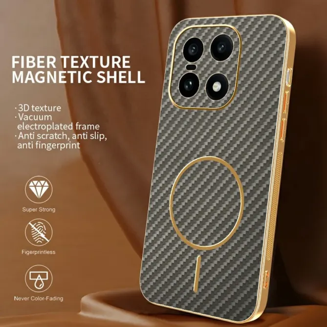 Coque OnePlus 15 Texture Carbone MagSafe