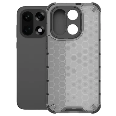 Coque OnePlus 15 Design Nid d'abeille Gris Foncé - photo 6