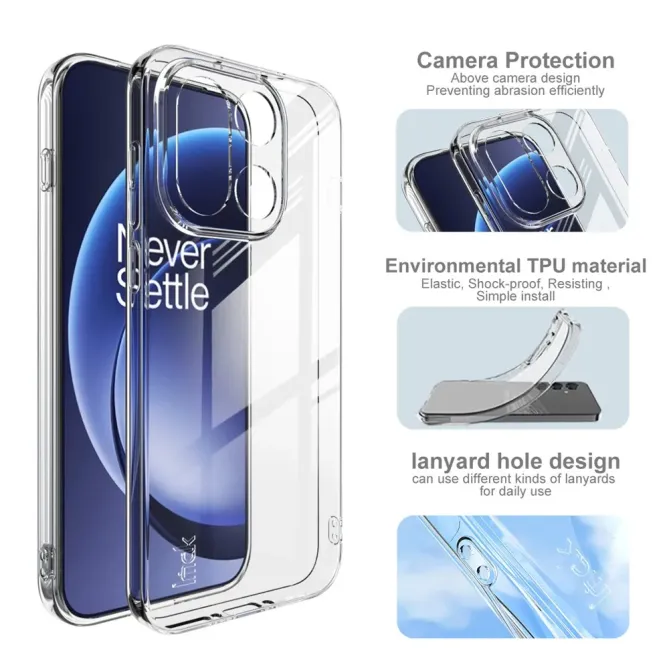Coque OnePlus 15 IMAK Transparent Silicone