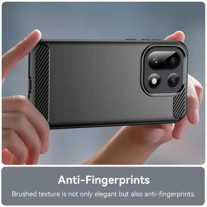 Coque OnePlus 15 flexible effet brossé