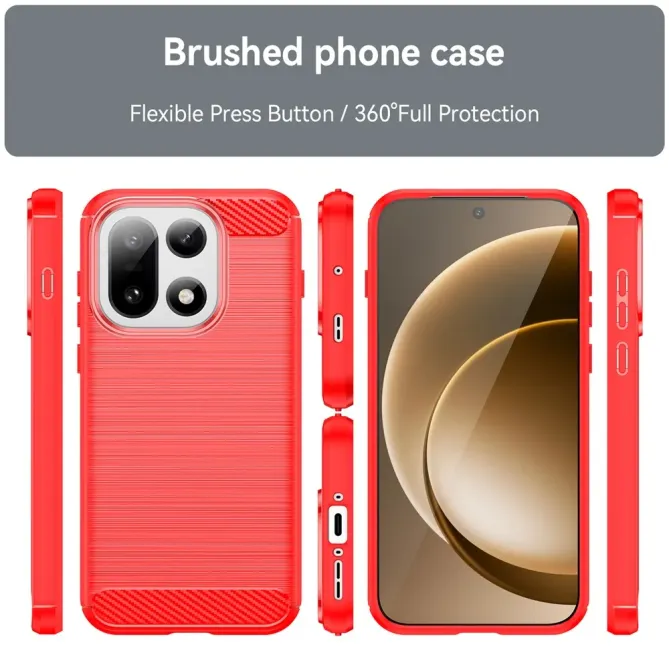 Coque OnePlus 15 flexible effet brossé