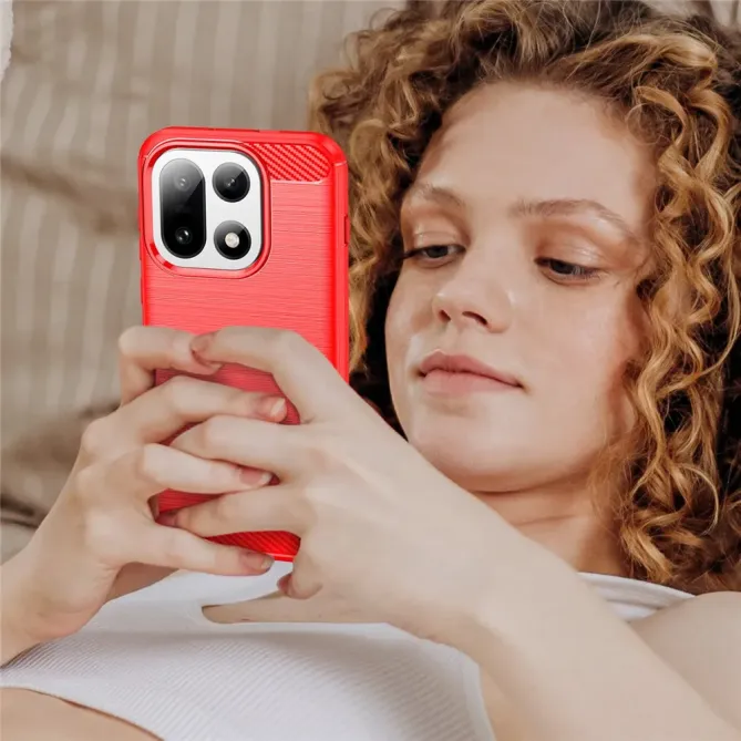 Coque OnePlus 15 flexible effet brossé
