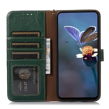 Housse OnePlus 15 Cuir Véritable | Livia Vert foncé - photo 7