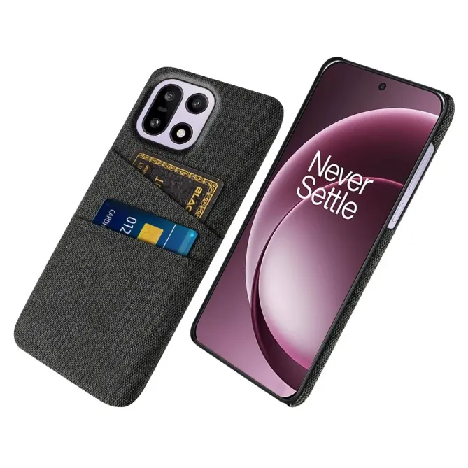 Coque OnePlus 15 en Tissu avec Double Rangement