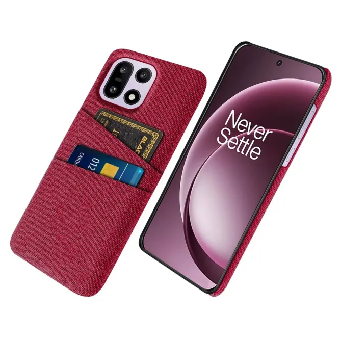 Coque OnePlus 15 en Tissu avec Double Rangement
