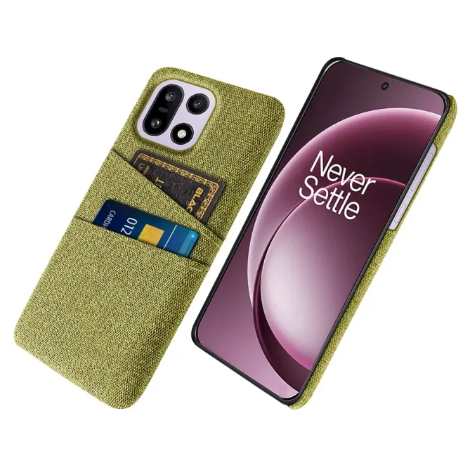 Coque OnePlus 15 en Tissu avec Double Rangement