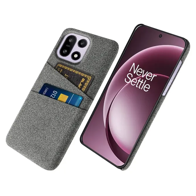 Coque OnePlus 15 en Tissu avec Double Rangement